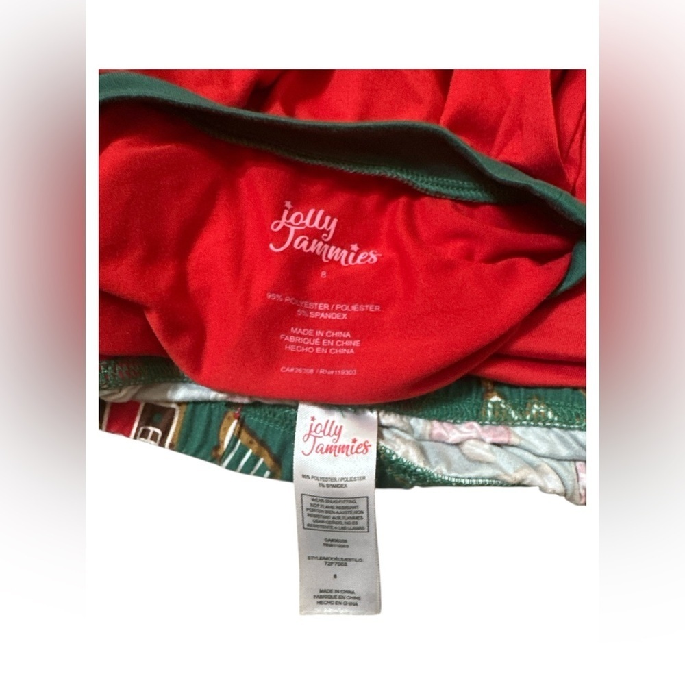Kids Holiday Pajama Bundle - Size 8 (2 Full Sets) Gingerbread & Grinch Themes! - Picture 5 of 7